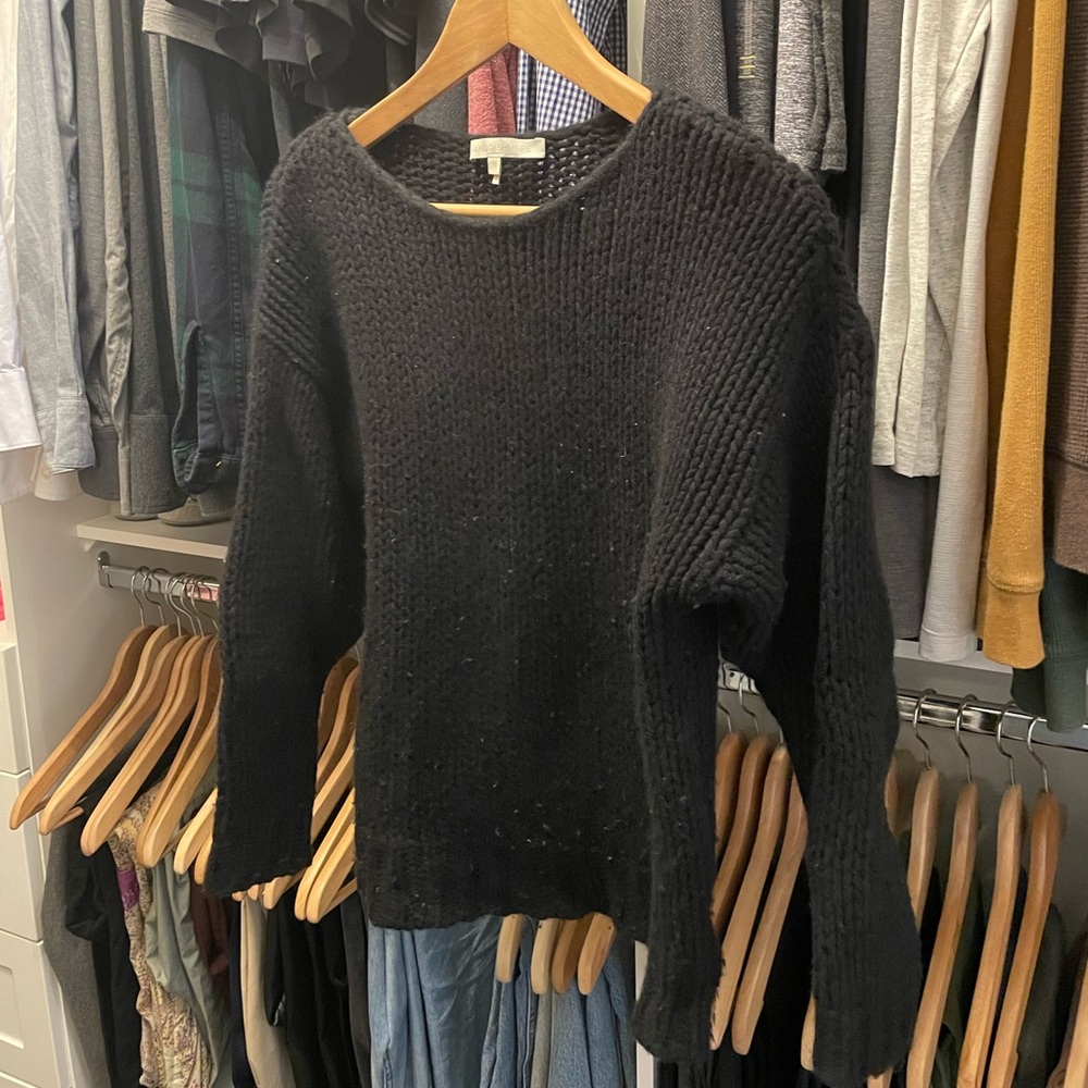 NAKED CASHMERE Knit Sweater in Black - Size Small